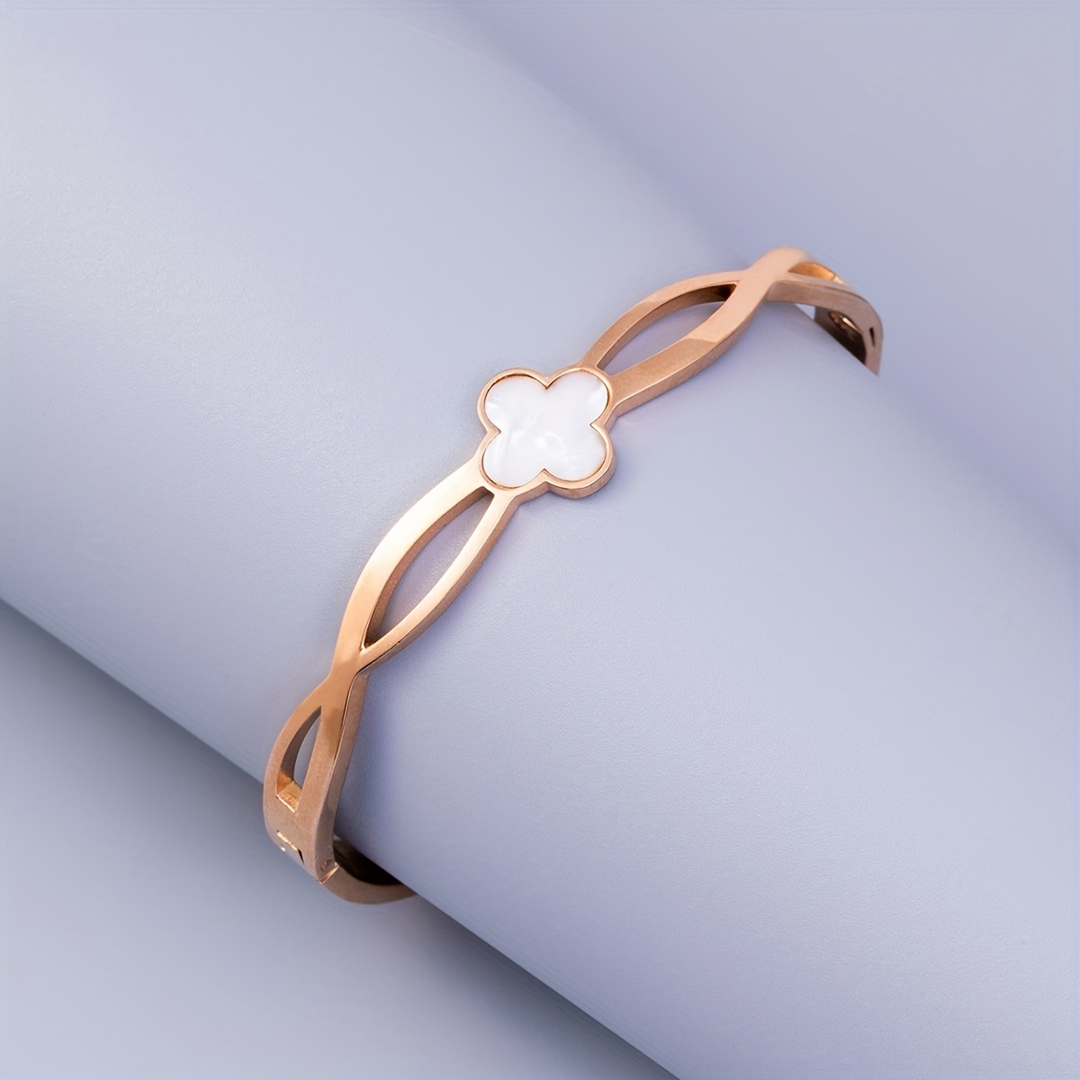 Lucky Clover Flower Bracelet Rose